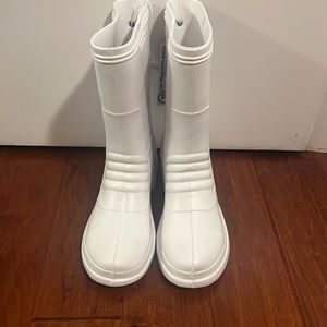Marlin Trading Company deck boots. All white. Size men’s 11